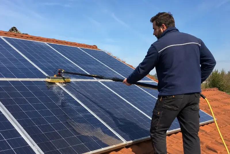 Nettoyage et entretien de panneaux solaires à Lembras